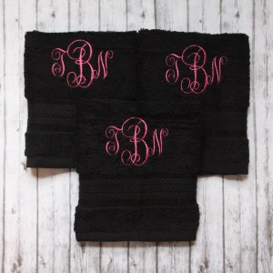 makeup washcloth, monogrammed washcloth, embroidered bath wash cloth, embroidred hand towel
