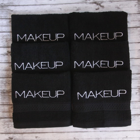 Black washcloths makeup new arrivals