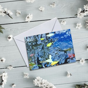 The Fall 15 - Wenskaarten / Verjaardagskaart / Art Card / Val Martin Art Design / Blanco kaart aan de binnenkant - Enkele kaart of sets kaarten beschikbaar