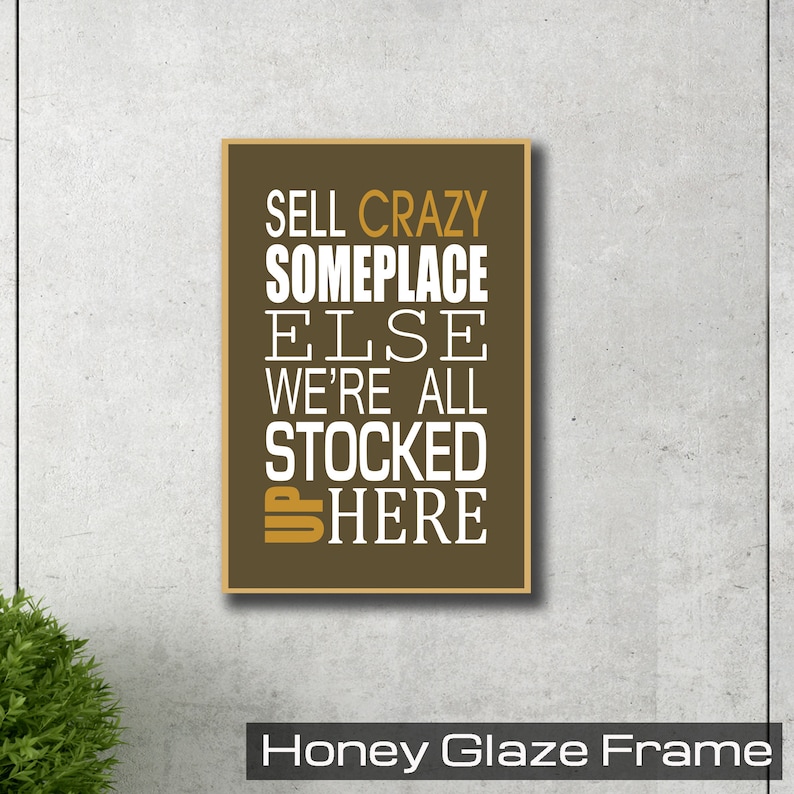 Sell Crazy Some Place Else Quote Jack Nicholson Quote as - Etsy