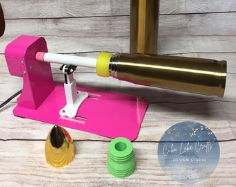 3D Printed Cup Chuck for HOGG 17oz or 32oz "On Point" Bullet Tumbler ~ turner attachment ~ Cup Adapter for easy turning  Epoxy leveling