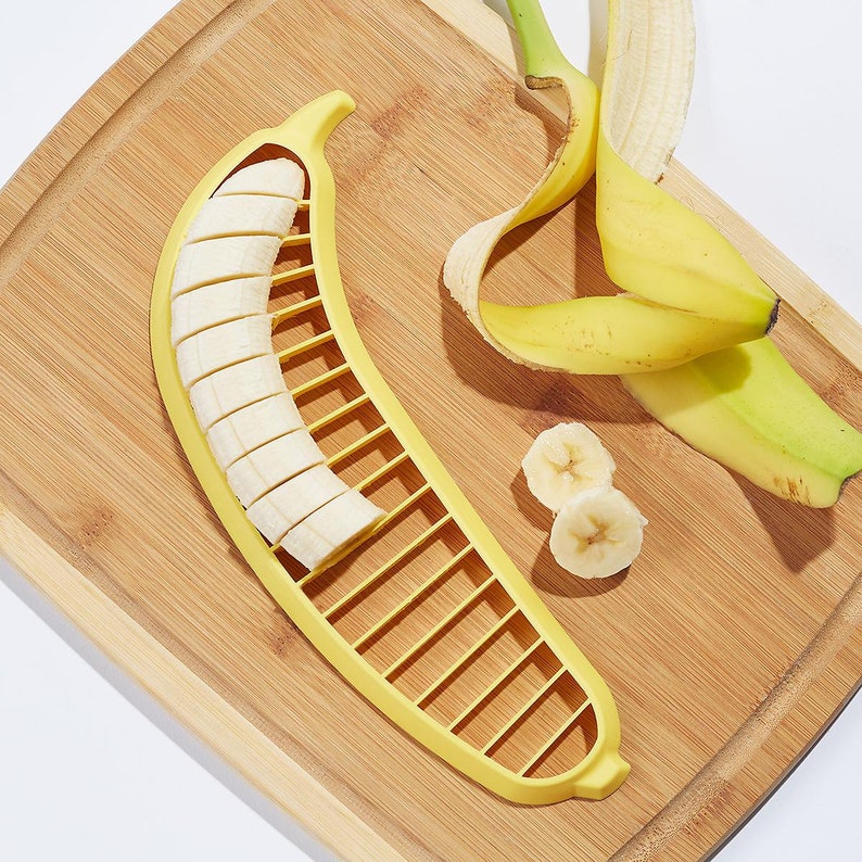 3D Printed Banana Slicer Perfectly Sliced Bananas Great image 1