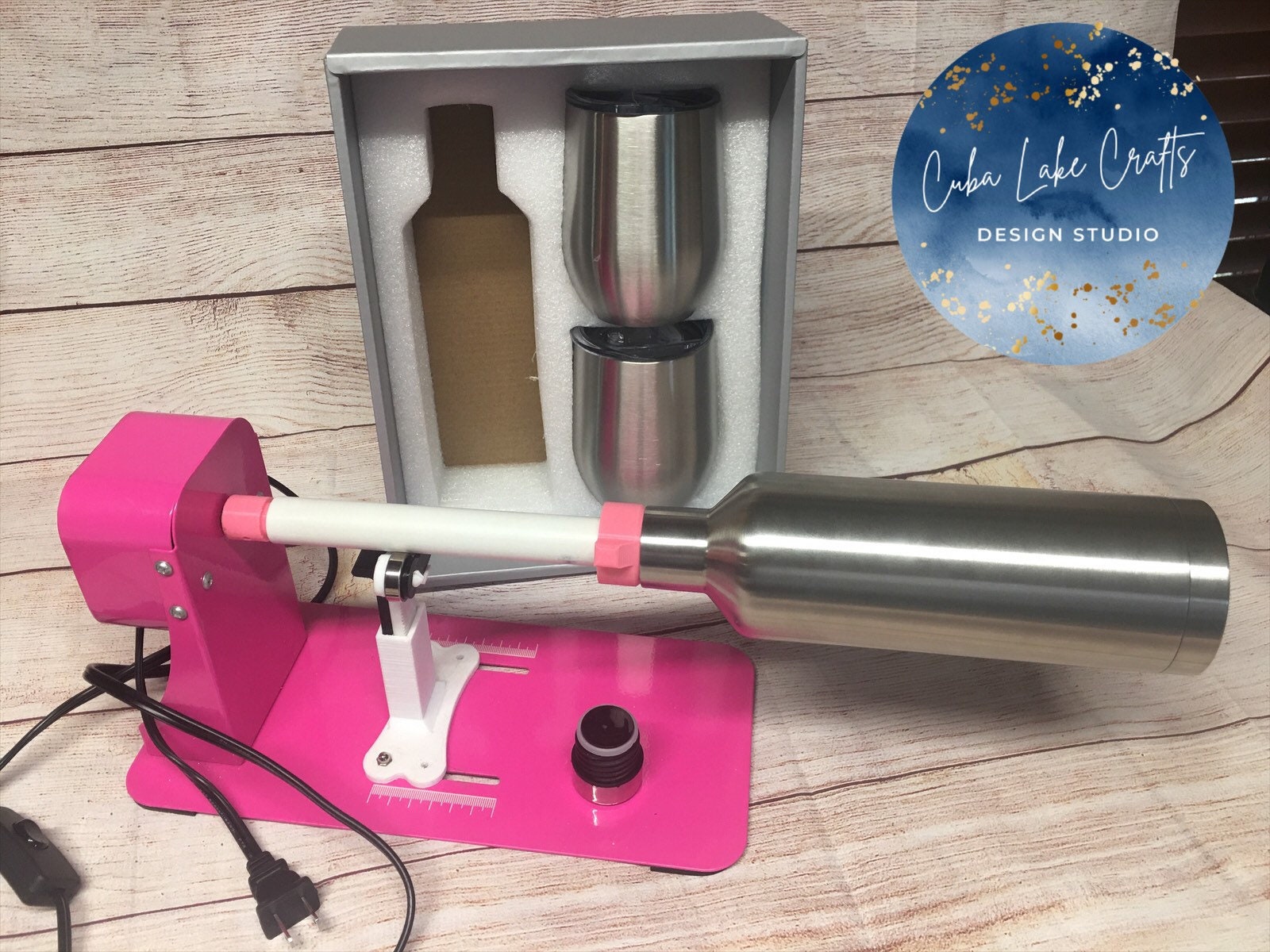 Wine Bottle Tumbler Turner Attachment Etsy