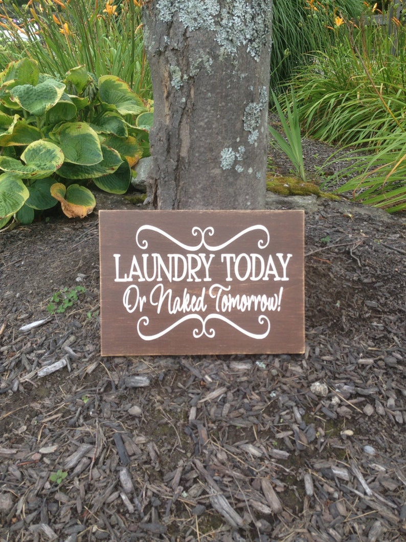 Primitive Laundry Room Little Socks Poem Wood Sign Rustic Country Distressed