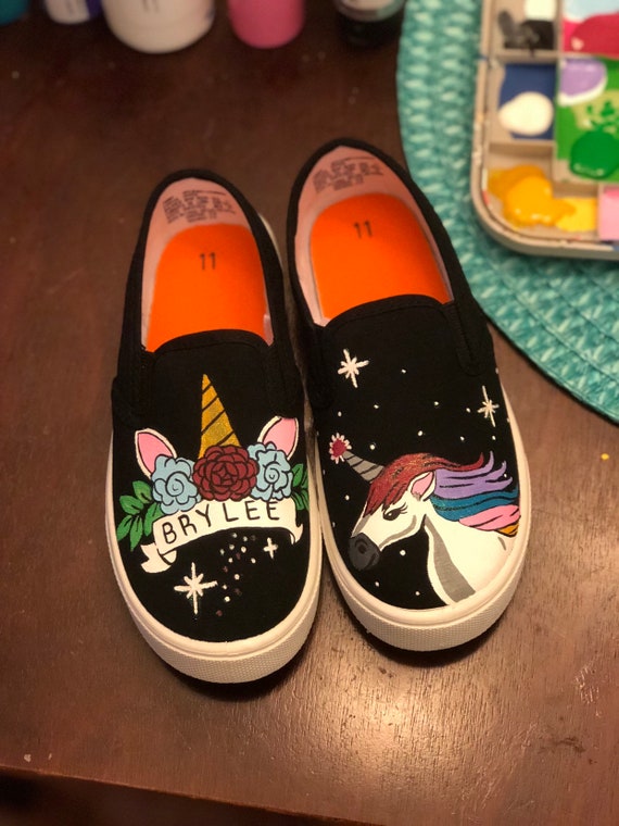 custom unicorn shoes