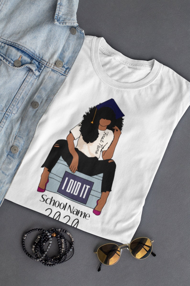 Download I did it 2021 Senior Graduation Shirt. Can be changed to 2021 | Etsy