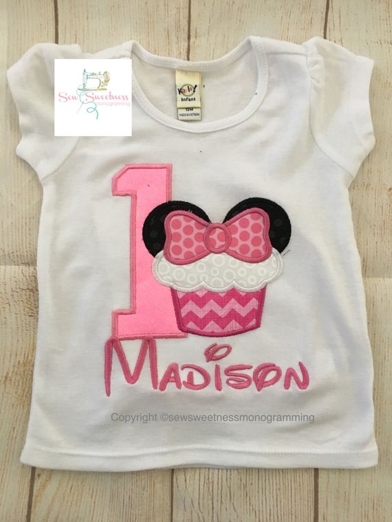 1st birthday shirt minnie mouse