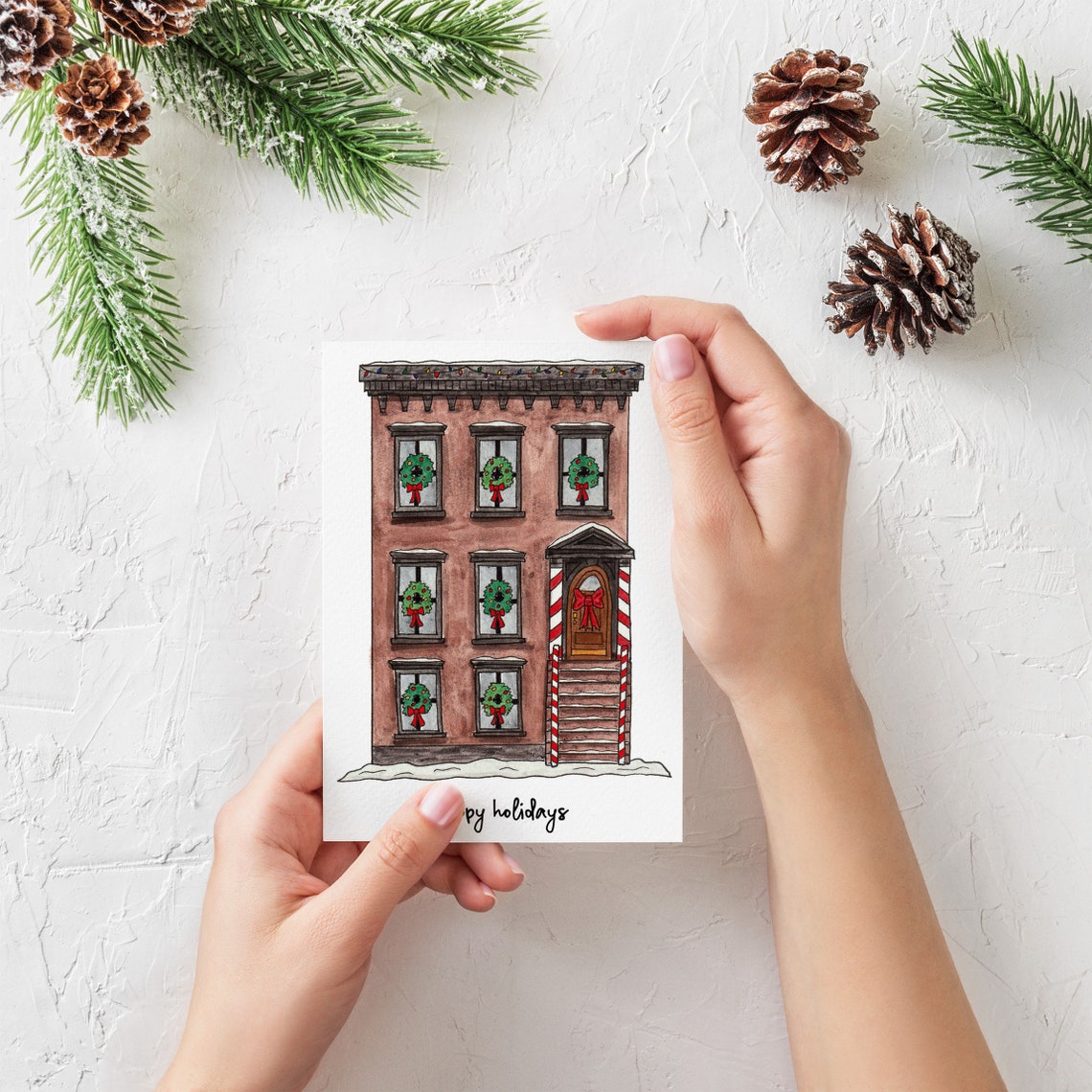 Carte de Noël de Noël numérique Télécharger carte de voeux  Etsy