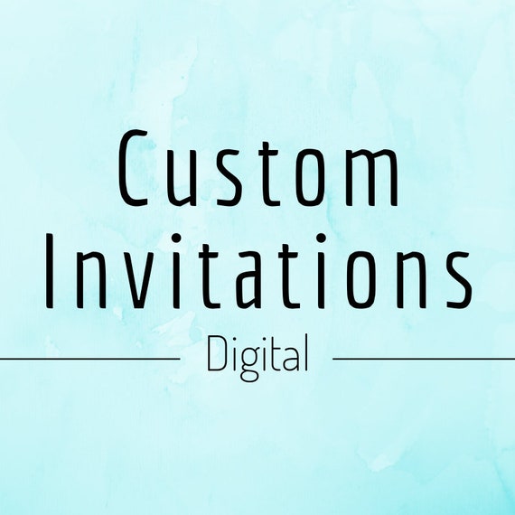 custom electronic invitations