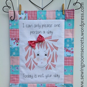 Pattern for patchwork wallhanging