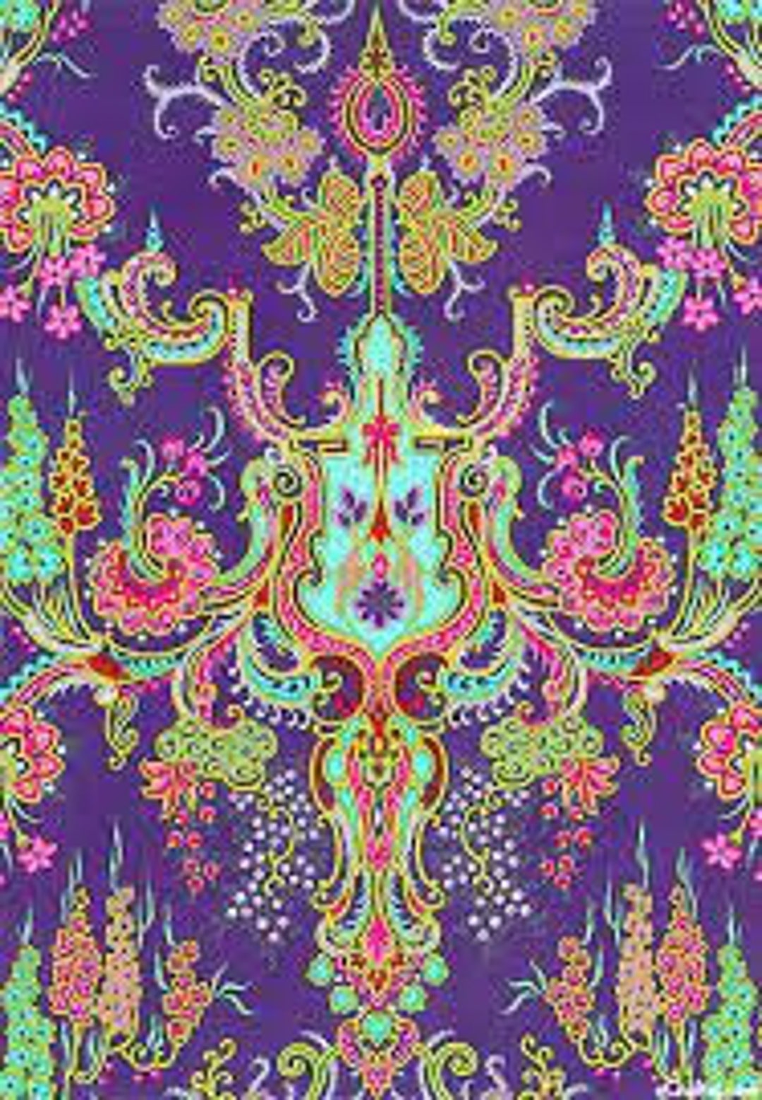 Crazy Love Jennifer Paganelli Joann Blue Cotton Fabric BHY Etsy