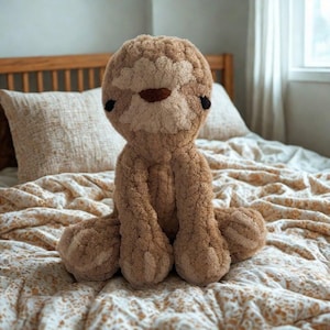 Handmade Chunky Knit Sloth Stuffed Animal