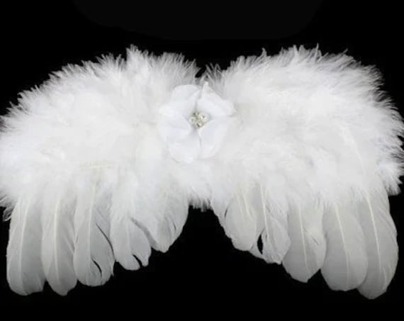 Puppy Bows ~PINK purple red green white dog costume feather angel wings for dogs matching topknot bow fit 5lb - 25lb