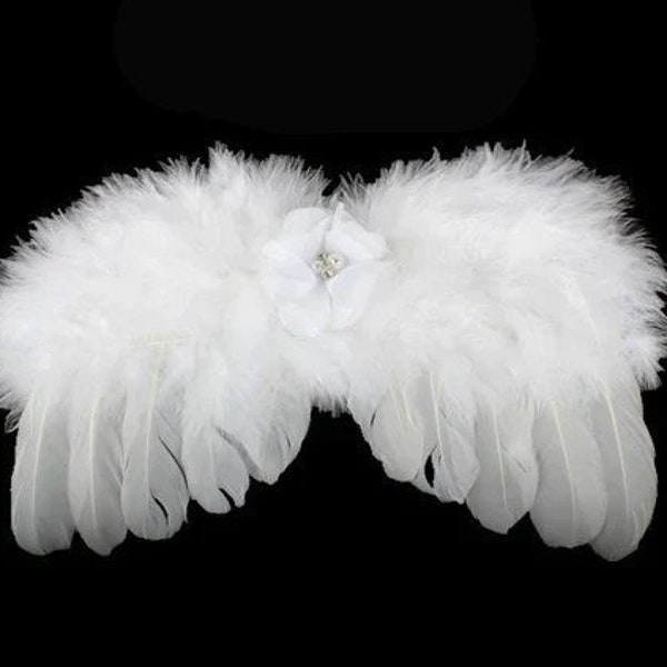 Halloween Angel wings for dogs pink purple red green white dog costume feather fit 5lb - 25lb