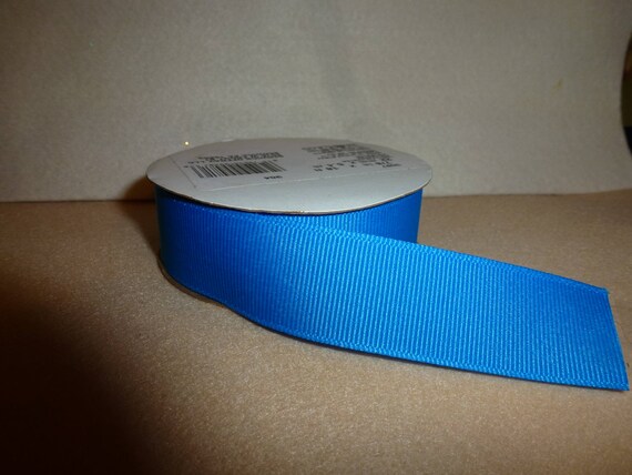 Puppy Bows ~ craft supplies Aegean blue grosgrain ribbon 7/8" x 6 yards (CS2)