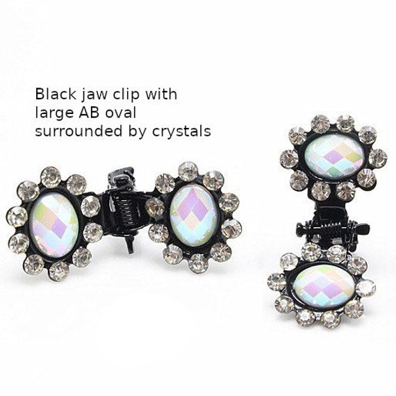 Puppy Bows ~new styles of tiny jaw clips for tiny dog hair bow pet barrette crystals and pearls ~USA seller