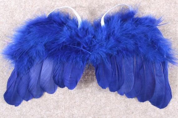Halloween royal blue angel wings dog costume feather FREE SHIPPING fit 5lb - 25lb
