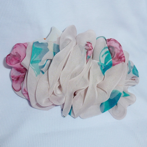 Becky Bows ~ Barrette ribbon Hand crafted over sized BIG hair bow Women or Girls smokey mauve pink