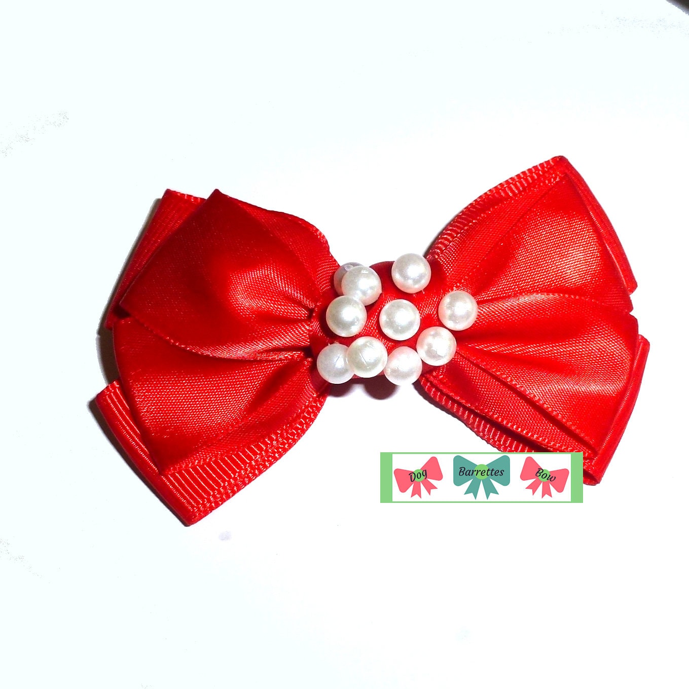 Dog hair bows clearance barrettes