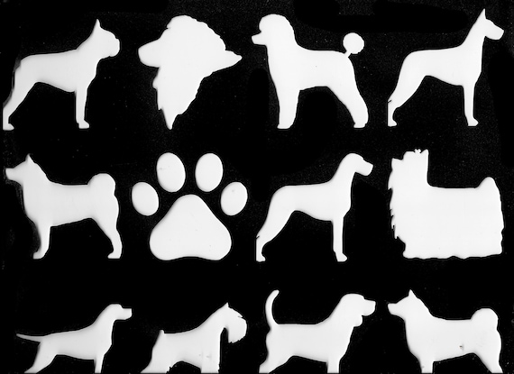 Puppy Bows ~ FREE SHIP! rare or mixed breeds your choice dog breed indoor outdoor vinyl stickers - many colors, sizes - potcake