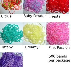 Puppy Bows ~ Non Latex BOYS GIRLS cotton candy Dog Grooming Bands ~LIGHTWEIGHT 3/8" elastic dog bows bow topknot band ~Us seller