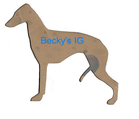 Puppy Bows ~ Italian Greyhound dog breed plastic craft stencil
