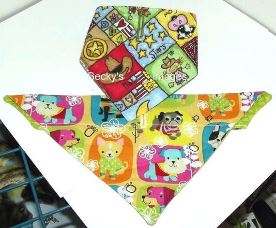 CLEARANCE SALE 50% OFFPuppy Bows~2 over the collar dog pet bandana cowgirl small ~US Seller