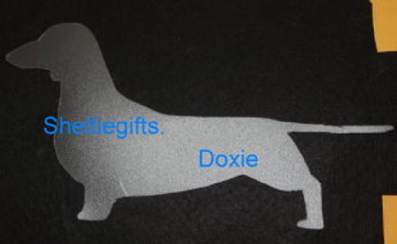 Puppy Bows Dachshund Wire Hair Long Or Short Dog Breed Plastic