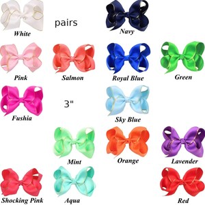 Puppy Bows ~  pairs Golden Retriever fancy ear bow pet hair bowknots boutique 3  MANY COLOR CHOICES fb48