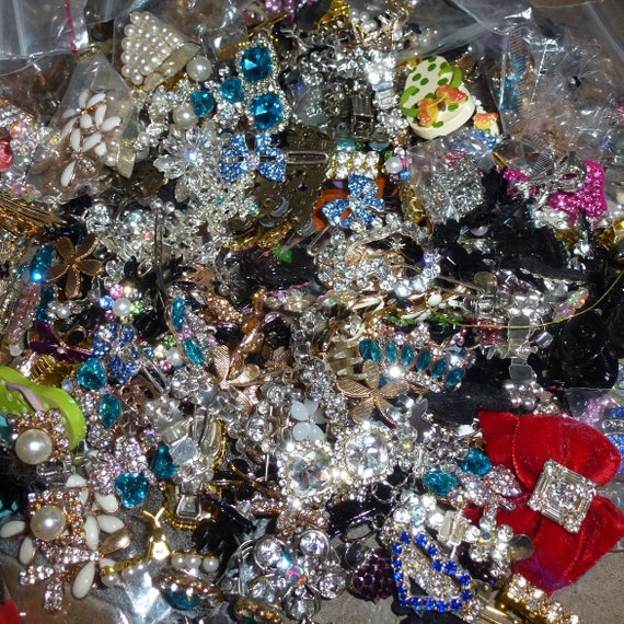 Puppy Bows BI-ANNUAL Rhinestone barrette CLEARANCE grab bag Sale!