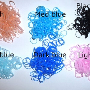 Puppy Bows Non Latex BOYS GIRLS cotton candy Dog Grooming Bands LIGHTWEIGHT 3/8 elastic dog bows bow topknot band Us seller image 4