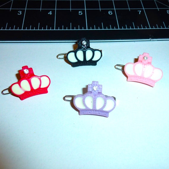 Puppy Bows ~crown dog bow  pet hair clip barrette or latex bands (fb43A)