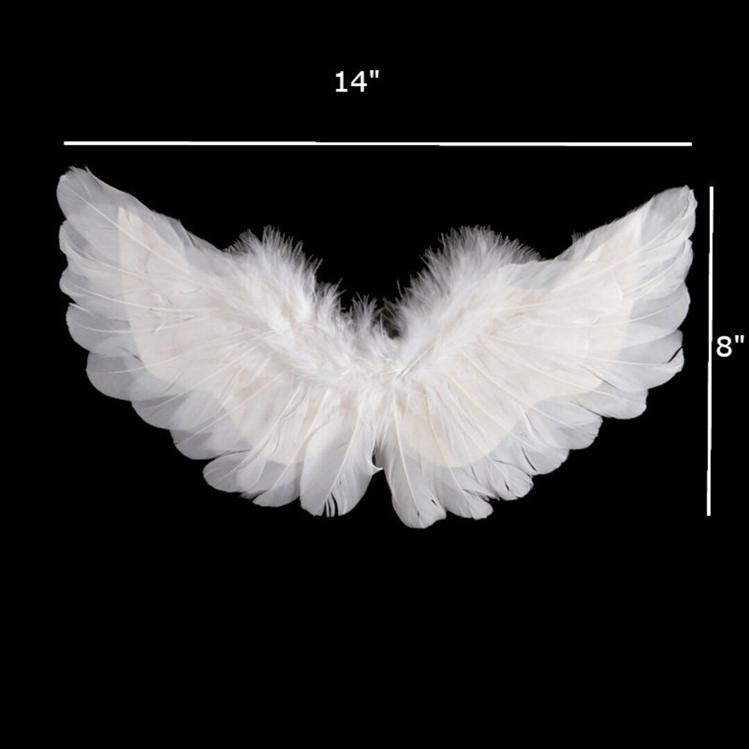 Christmas Angel Wings for Dogs Dog Costume Feather SMALLER Fit 1025lbs