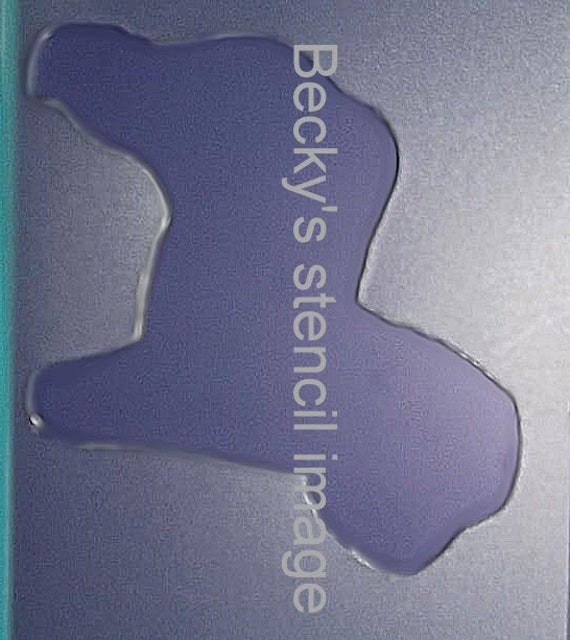 Puppy Bows ~ Bichon Frise dog breed plastic craft stencil