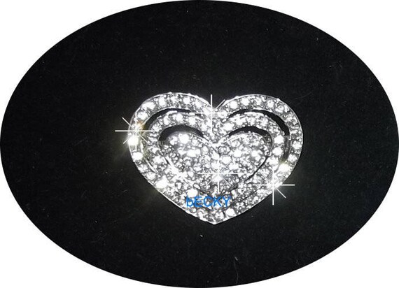 Puppy Bows ~Rhinestone barrette pet hair clip TIARA styles #43-47 ~ USA Seller