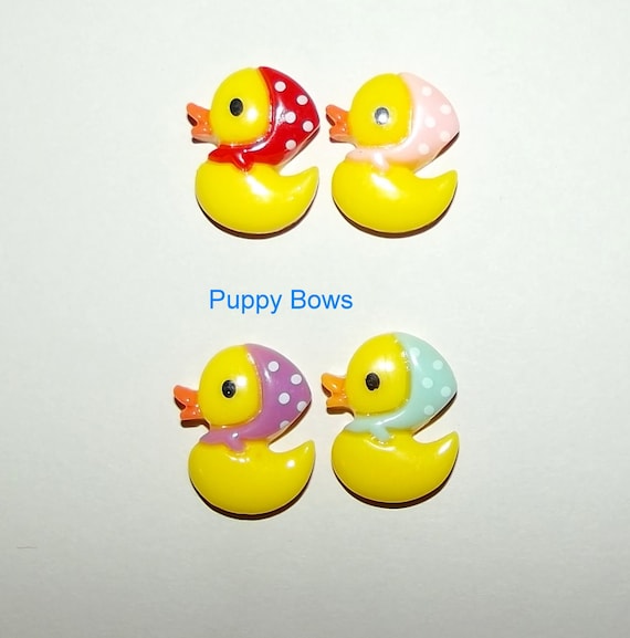 Puppy Bows ~ Easter chicks dog hair barrette pet grooming clip