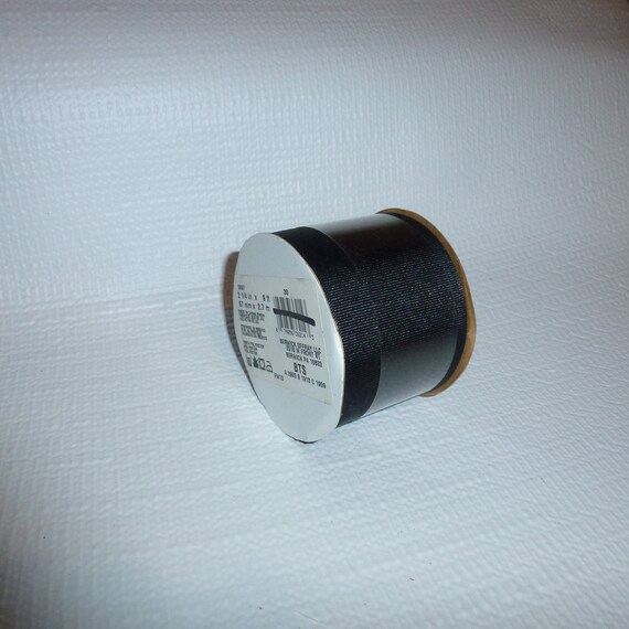 Puppy Bows craft items ~ 1 roll 2.25" x 3y black grosgrain ribbon