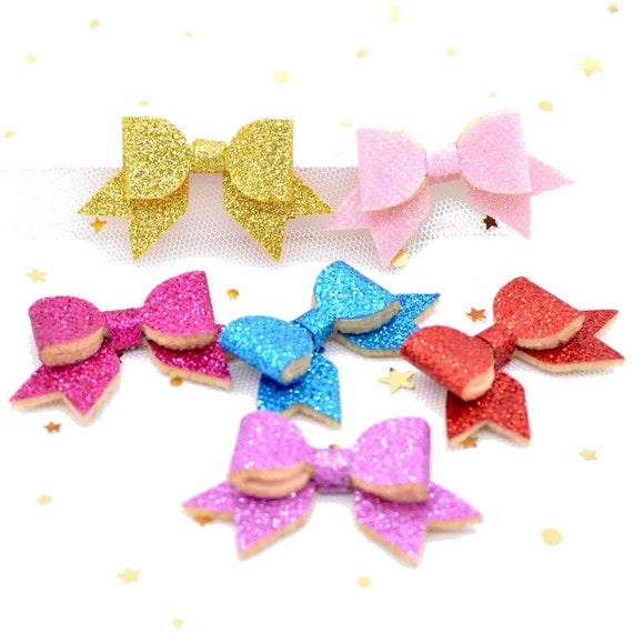 Puppy dog bows, pet hair rhinestone barrettes & grooming bands and DIY
