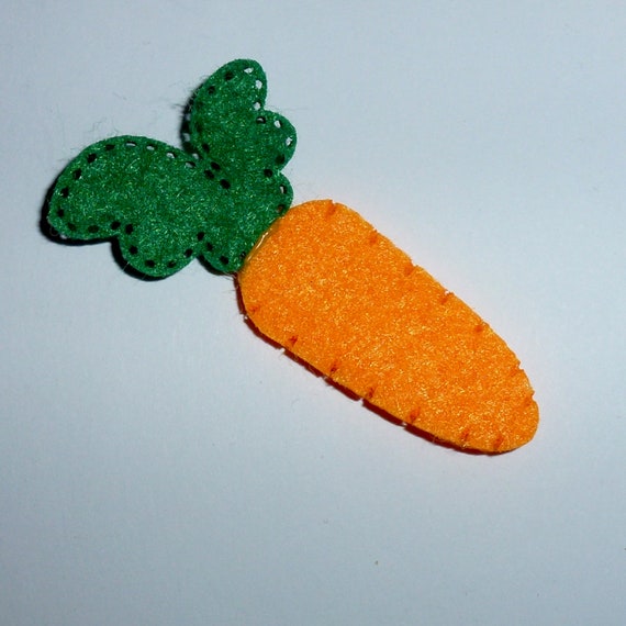 Puppy Bows ~ Easter carrot dog bow pet hair clip barrette or latex bands or collar slide (fb141)