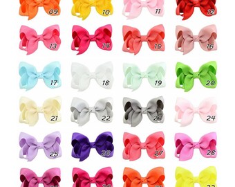 Puppy Bows ~ 1 for 3.50 2 for 5.50  twisty loop hair bowknot bow bands or barrette  (fb389)