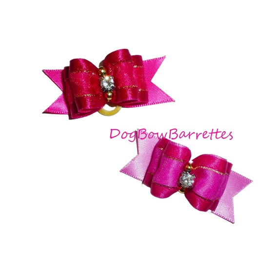 Dog hair bows hot sale barrettes