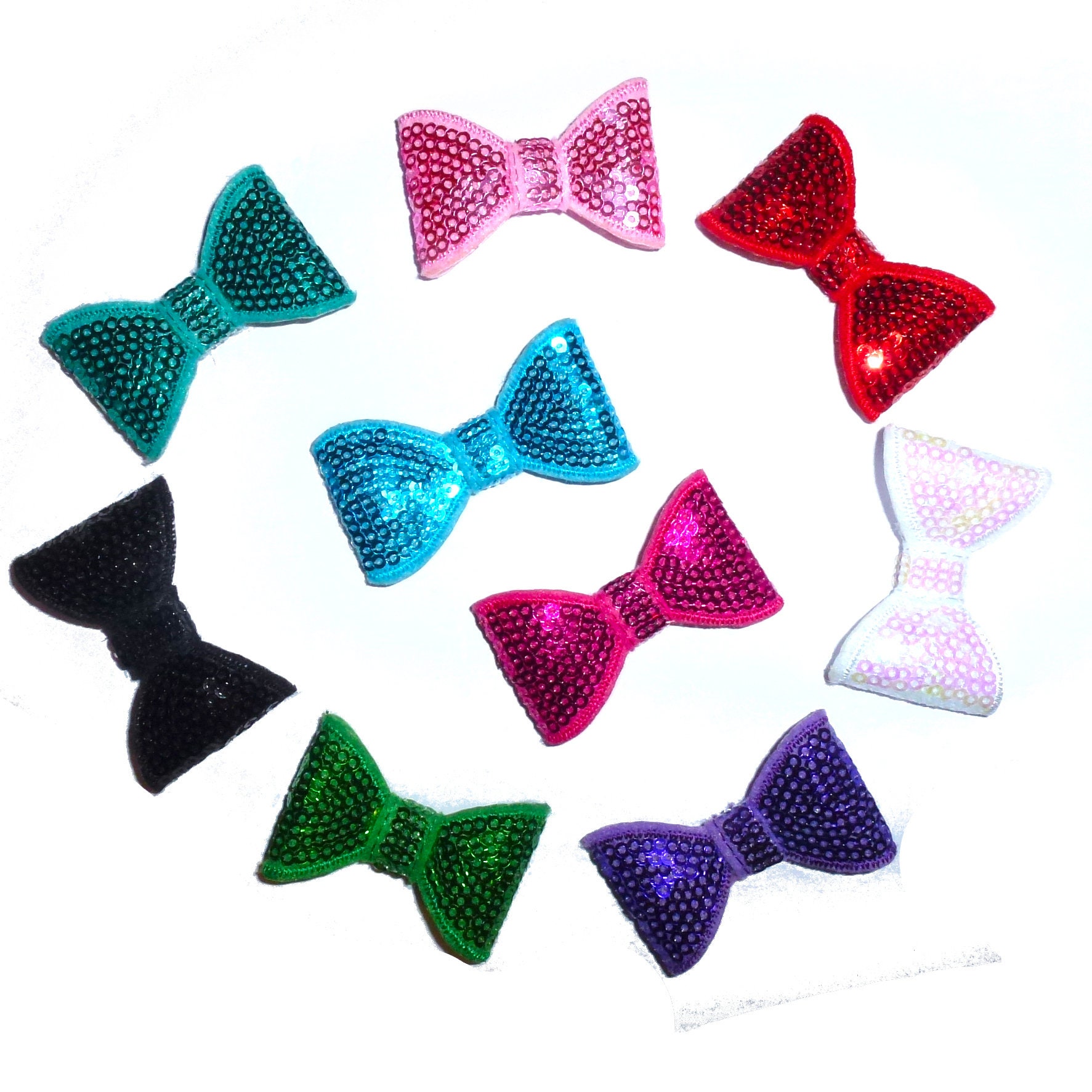 puppy bows small sequin bow tie bows 10 colors dog barrette bow hair clips for pets fb64