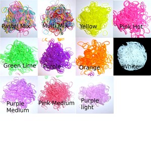 Puppy Bows Non Latex BOYS GIRLS cotton candy Dog Grooming Bands LIGHTWEIGHT 3/8 elastic dog bows bow topknot band Us seller image 2