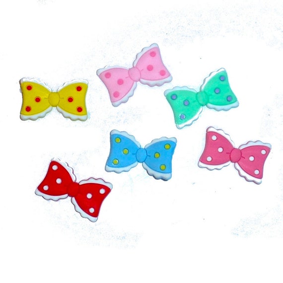 Cute polka dot bowknot pet hair dog bow barrettes (fb460)
