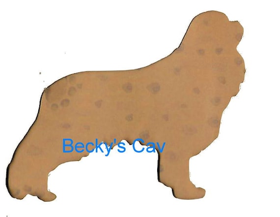 Puppy Bows ~ Cavalier King Charles Spaniel dog breed plastic craft stencil