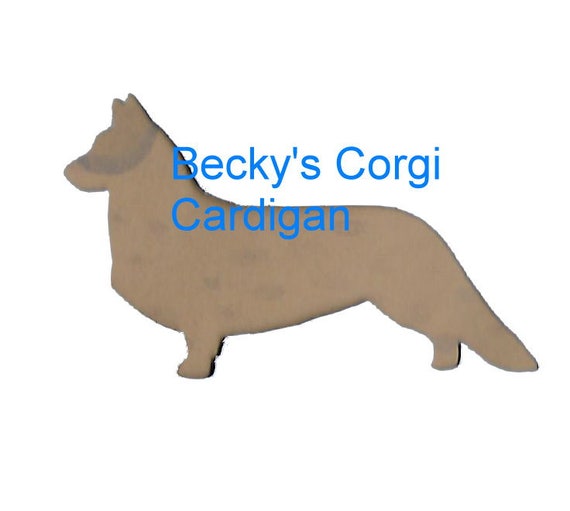 Puppy Bows ~ Pembroke or Welsh Cardigan corgi plastic craft stencil