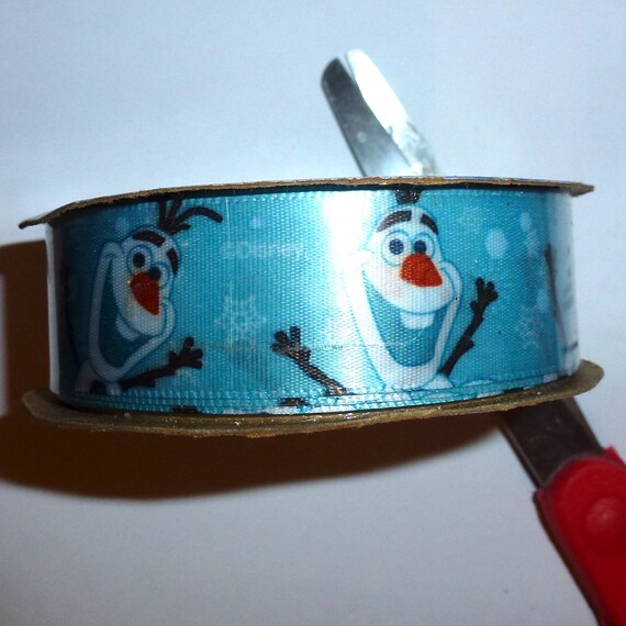 Puppy Bows ~ ribbon craft supplies roll olaf frozen ribbon blue ~ US seller