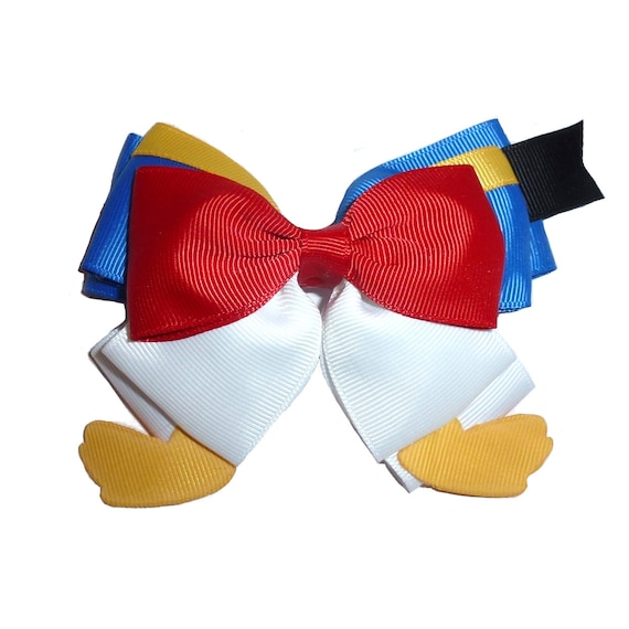 Puppy Bows ~ Donald Duck  bow tie dog collar slide accessory necktie bowtie   (DC31)