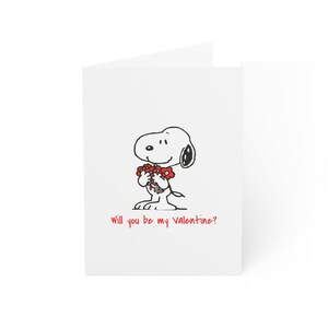Ensemble de cartes de voeux Snoopy pour la Saint-Valentin - Mignons mots d'amour pour la Saint-Valentin, amitié, occasions spéciales, messages doux