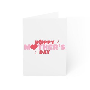 Tarjetas de felicitación para el Día de la Madre, perfectas para mamá y mujeres, tarjetas para el Día de la Madre, interior en blanco para mensajes personales, juego de 1, 10 y 30.